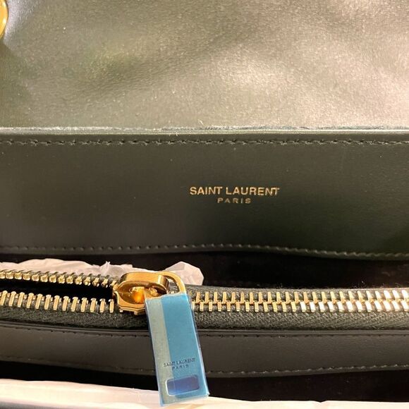 ❤️SOLD❤️SAINT LAURENT LOULOU MEDIUM SHOULDER/CROSSBODY BAG IN QUILTED SUEDE - Picture 7 of 15